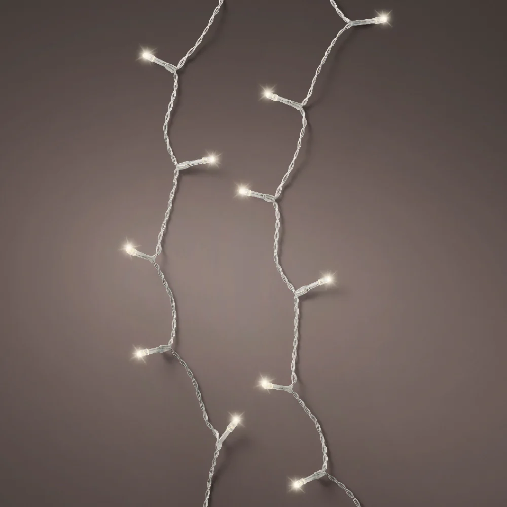 Lichterkette 24 LEDs Warm Weiß Twinkle Effekt 8 Funktionen 172,5 cm - Image 2