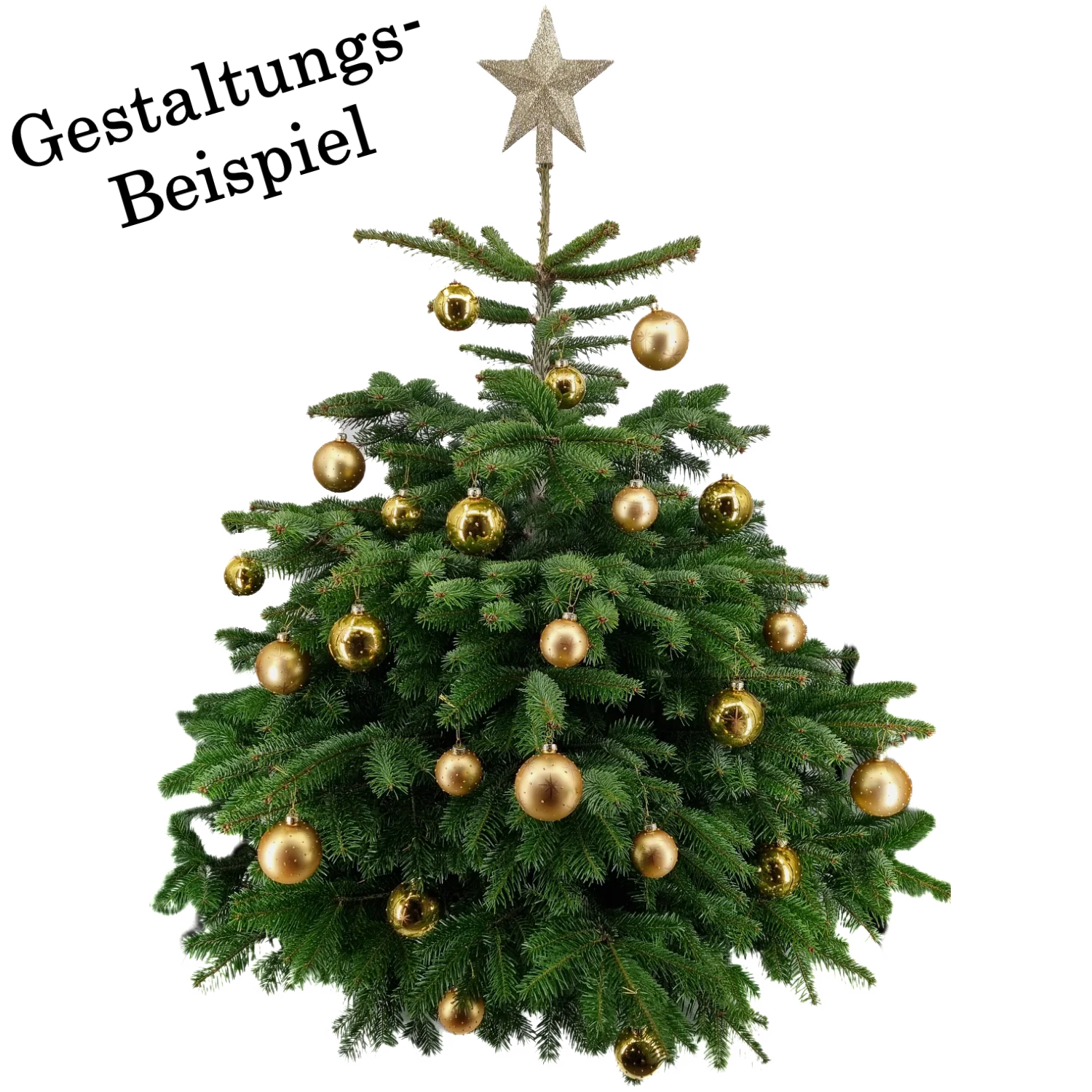 Weihnachtskugel aus Glas Gold 6 cm 12er Set - Image 3